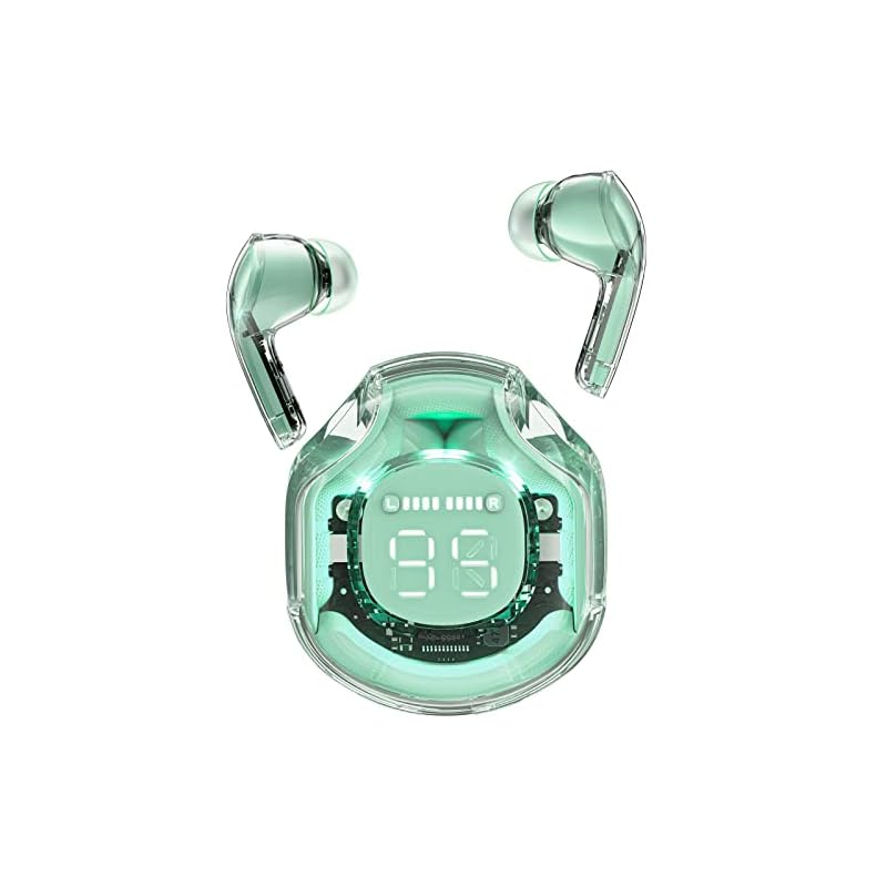 ACEFAST 完全ワイヤレスイヤホン Bluetooth 5.3+EDR搭載 SVE AI+ENC通話ノイズキャンセリング 低音10mm+高音6mmダイナミックドライバー 最大30時間連続再生 LE