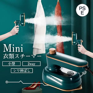 スチームアイロン ミニアイロン ハンディースチーマー 衣類スチーマー 折りたたみ式 ウォータージェット 旅行 出張 消臭 除菌 軽量 小型 プレゼント