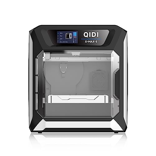 QIDI TECH MAX3 3Dプリンター,オールラウンド大型3Dプリンター,600mm/s高速プリント,高精度・高速産業グレード,全自動レベリング,65℃チャンバーヒート,12.8×12.8×12