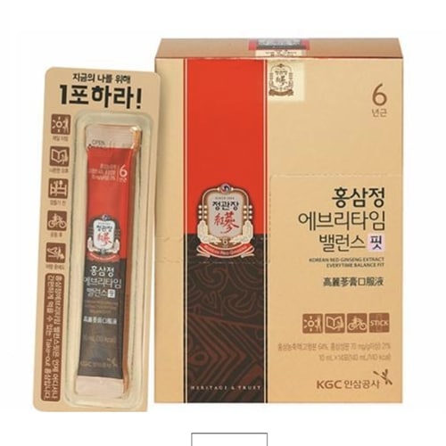 紅参精エブリタイムバランスフィット 14包