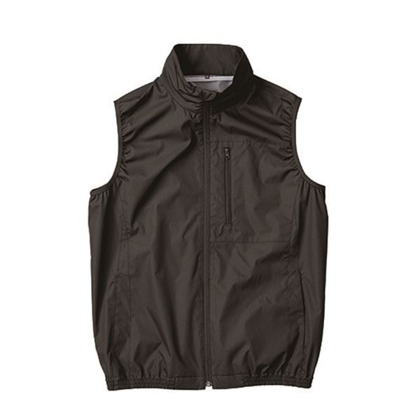 KU92140 空調服 ポリエステル製 遮熱 タチエリ ベスト 服のみ ブラック L