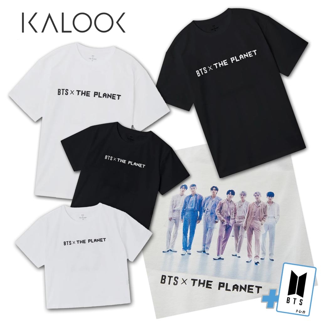 [IKALOOK] BTS X THE PLANET T-shirt 2 Colorイカルック BTS ザ·プラネット 純正品 レディース 半袖Tシャツ2色