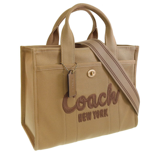コーチ バッグ レディース 2WAY トートバッグ ショルダーバッグ アウトレット ベージュ カーゴトート CARGO TOTE CP158B4XR7 COACH A4対応