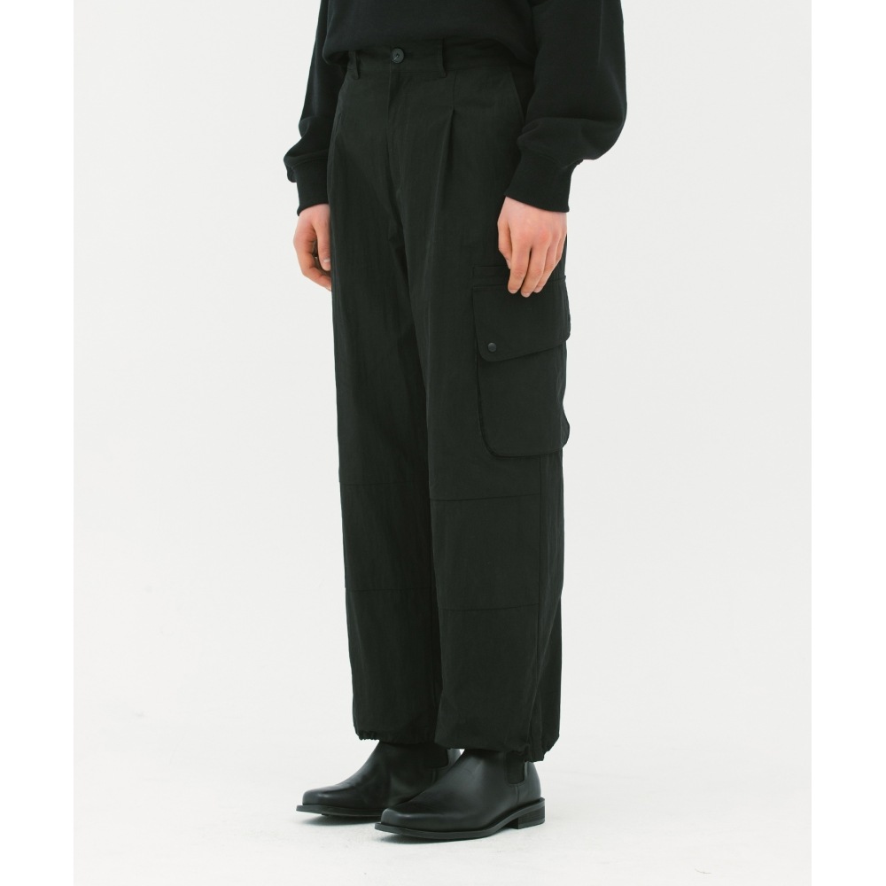 ファレットワイドカーゴパンツブラック