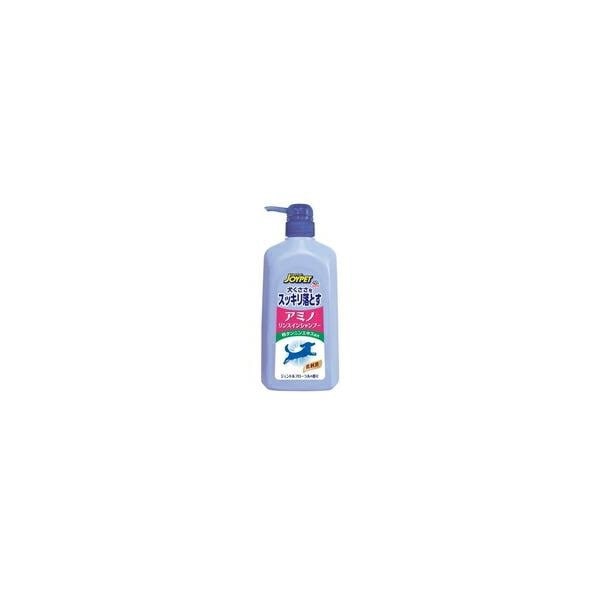 【1ケース】【お取り寄せ対象品】ジョイペット アミノリンスインシャンプー ポンプ(550mL) *15個