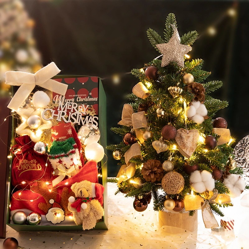クリスマス ツリー セット クリスマス シーンの装飾 クリスマス ツリー ギフト ボックスの包装の装飾品