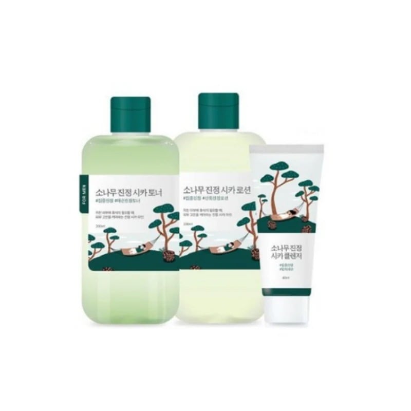 フォーメン 松の木 鎮静 トナー200ml+ローション200ml+クレンザー 40ml贈呈