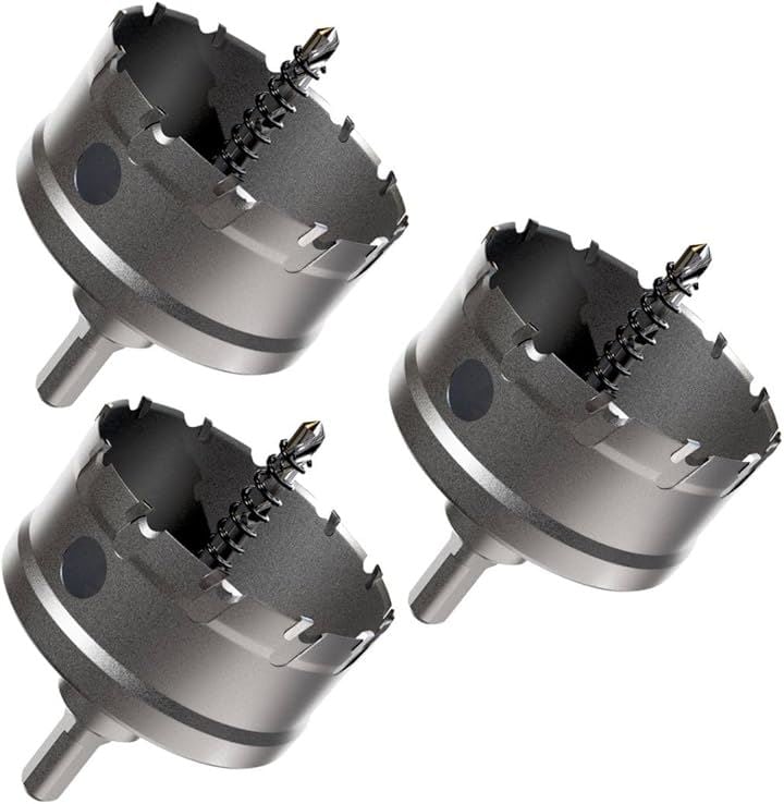 互換品現役電気工事士・大工推薦＆監修超硬 ステンレス ホールソー 穴あけ 電動ドリル ホルソー ホールカッター(80mm)