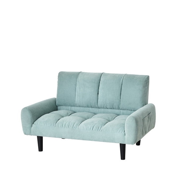 28751 2Pコーデュロイソファー スプレーグリーン [2人掛けソファ] メーカー直送