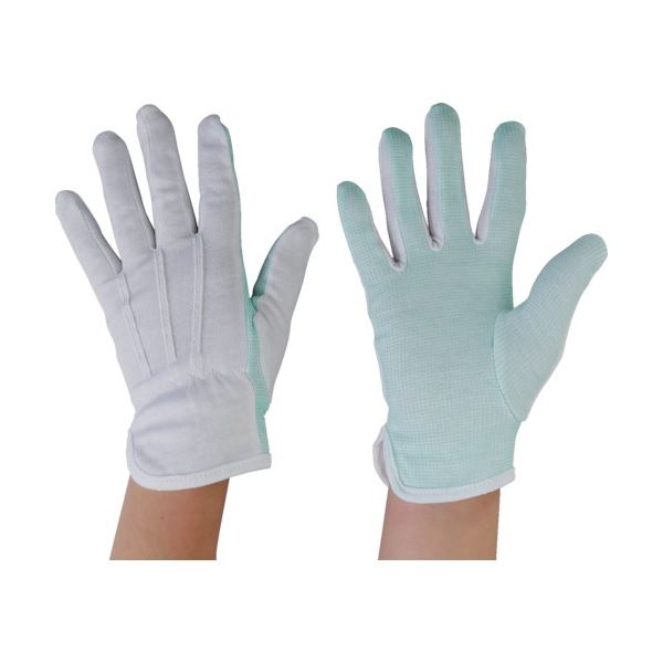 （まとめ）丸和ケミカル 静電防止 横開き M 2343-5-M 1パック（5双） [x5セット]