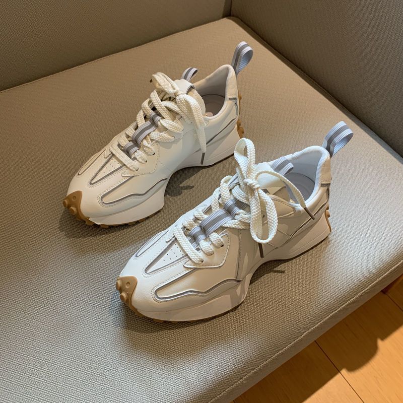 おしゃれ カジュアル 百掛け 可愛い スニーカー ins 軽量 通気性 美脚 フラットシューズ 快適 ランニングシューズ人気新作厚底スニーカー