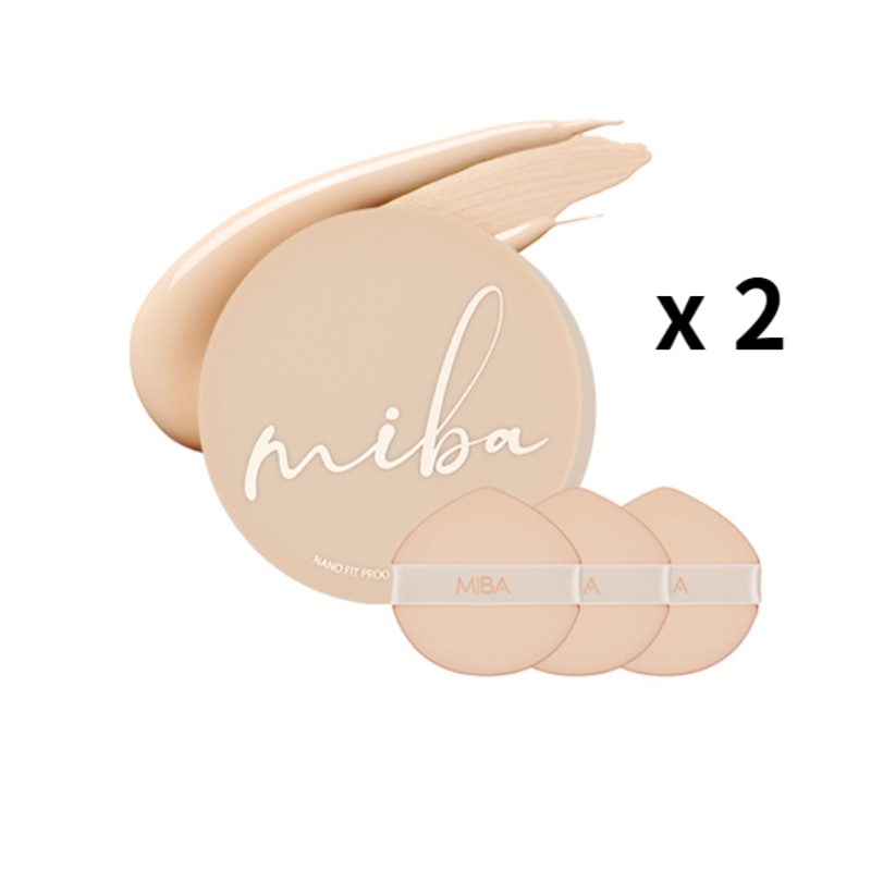 (1+1)ワンクッション ナノフィット プルーフクッション23号 ナチュラルベージュ