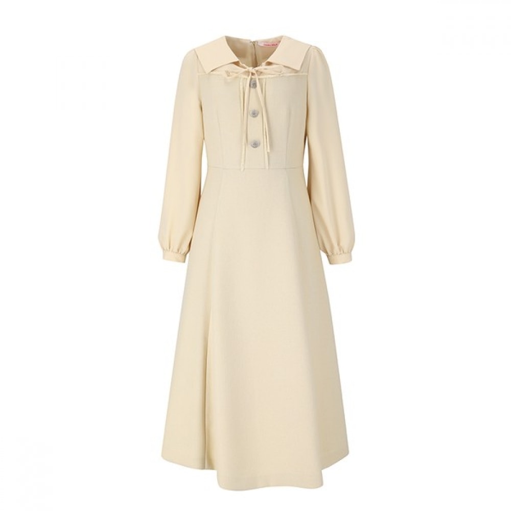 （フォレスト）ネックリボンアンティークボタンドレス（OY9OPC2）