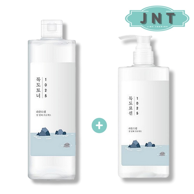 [1+1] 1025 独島ディープシー保湿トナー 500ml 1個 + 独島低刺激うるおいローション 400ml 1個 水分 保湿 韓国化粧品 韓国美容ギフト