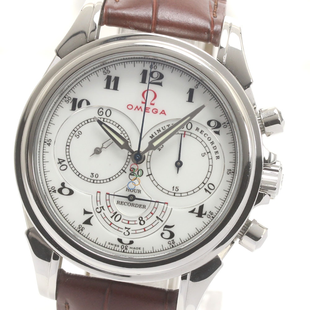 オメガ OMEGA 422.13.41.50.04.001 デビル オリンピック タイムレス コレクション 自動巻き メンズ 良品 _869144【中古】