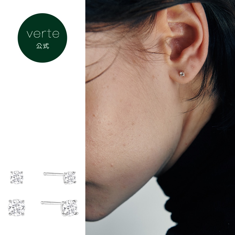 Deux.silver.171 / simple dew イアリング (2 size)