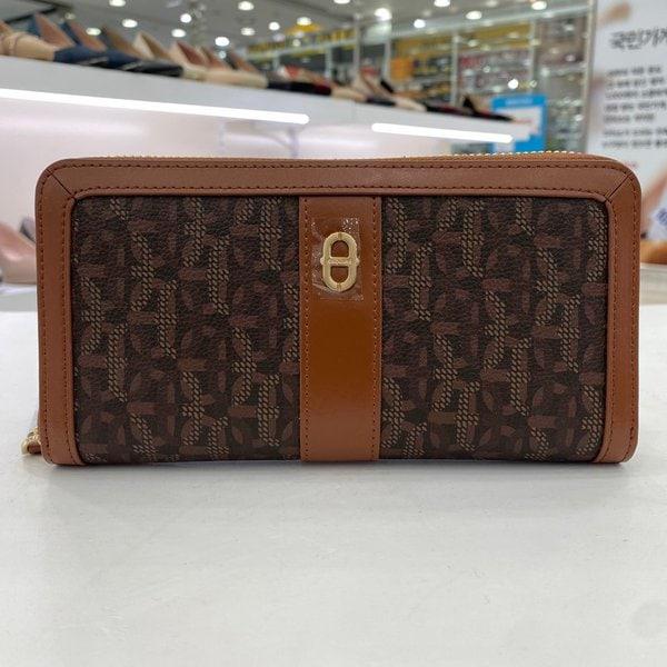 女性用デイリー柄長財布ECEFRP610BR HSIS1A GN