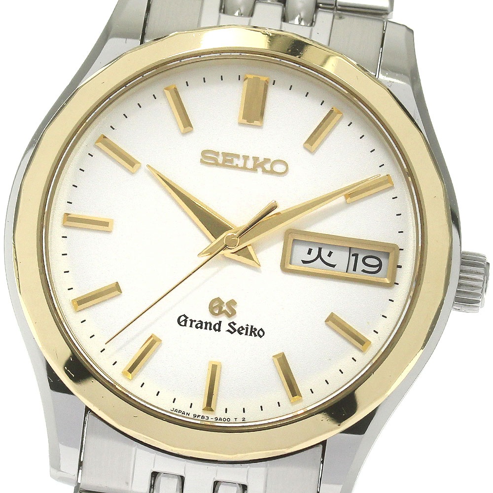 セイコー SEIKO 9F83-9A10/SBGT002 グランドセイコー YGベゼル デイデイト クォーツ メンズ _848602【中古】