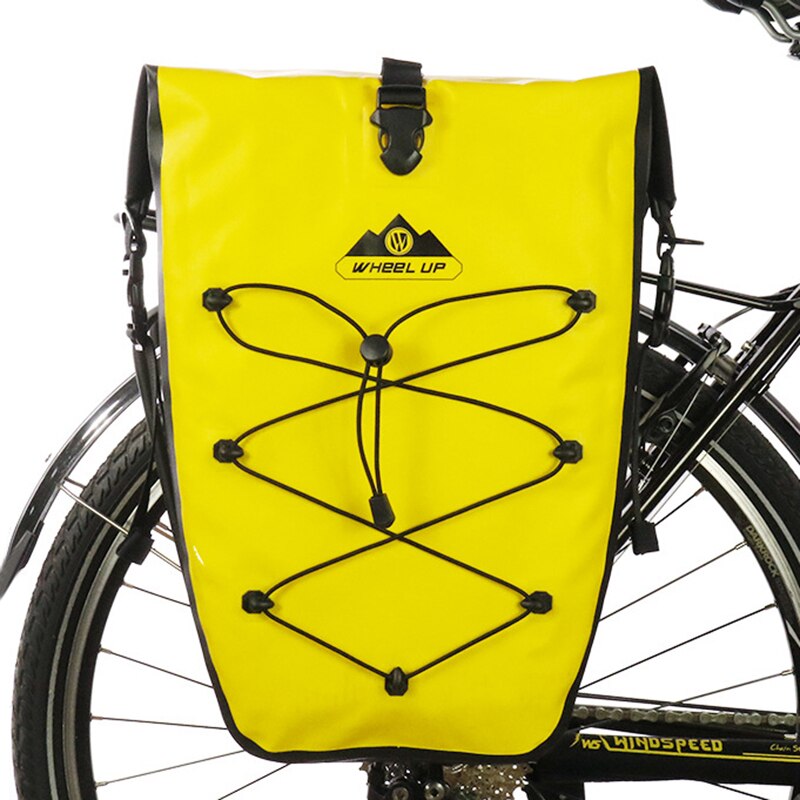 ホイールアップ防雨バイクバッグ25L自転車リアラック荷物バッグリアサイクリングテールシートトランクパニエ自転車アクセサリー