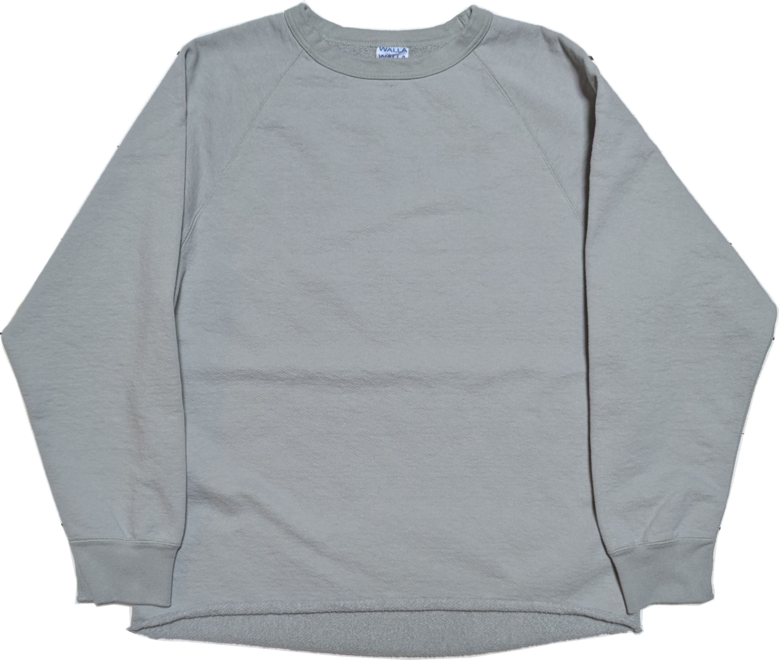 13オンス クルー スウェットシャツ アルミニウム メンズ トレーナー 日本製 13oz CREW SWEAT SHIRT 038