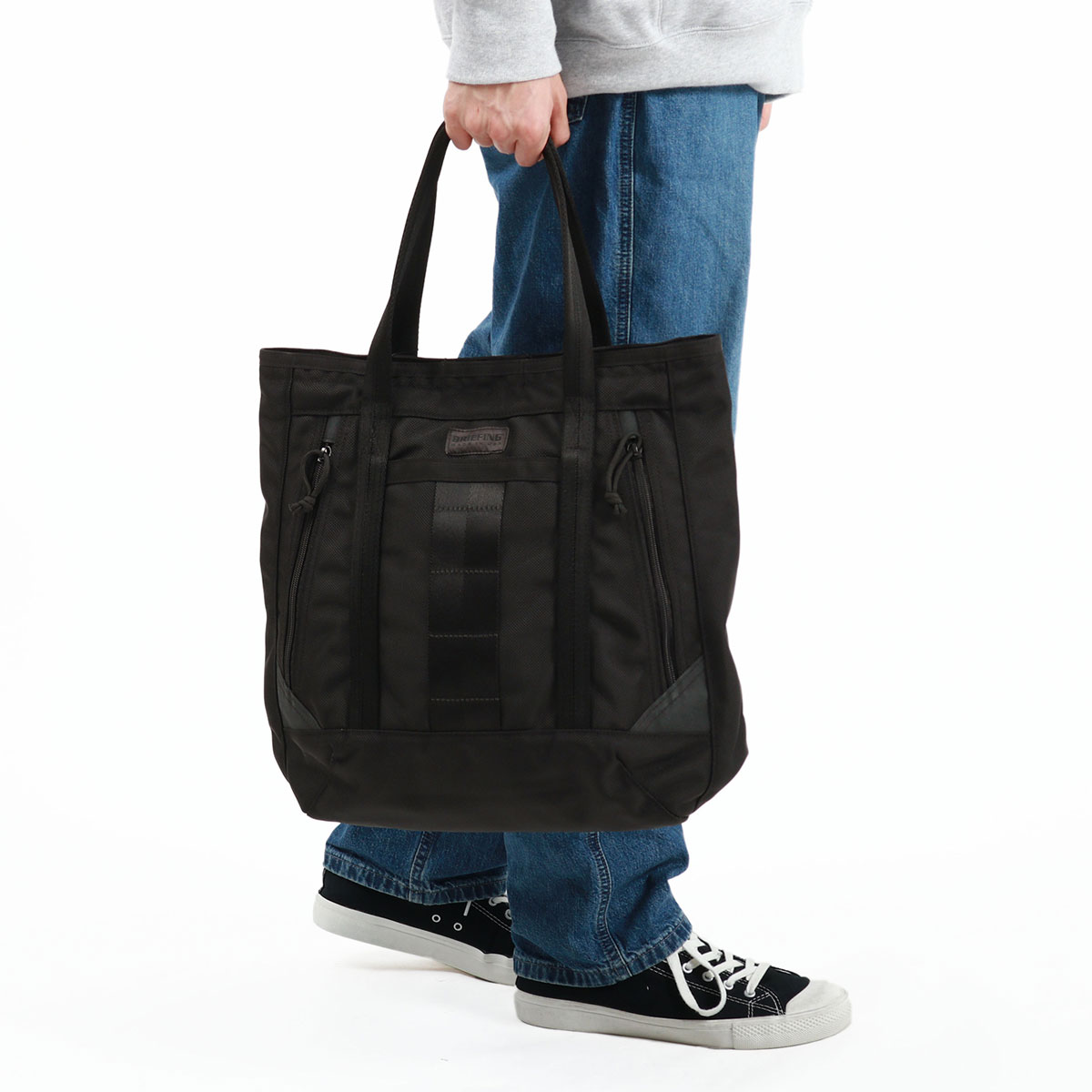 日本正規品 DELTA MASTER TOTE TALL ナイロン A4 縦 肩掛け 通勤 通学 カジュアル 黒 メンズ レディース BRA223T01