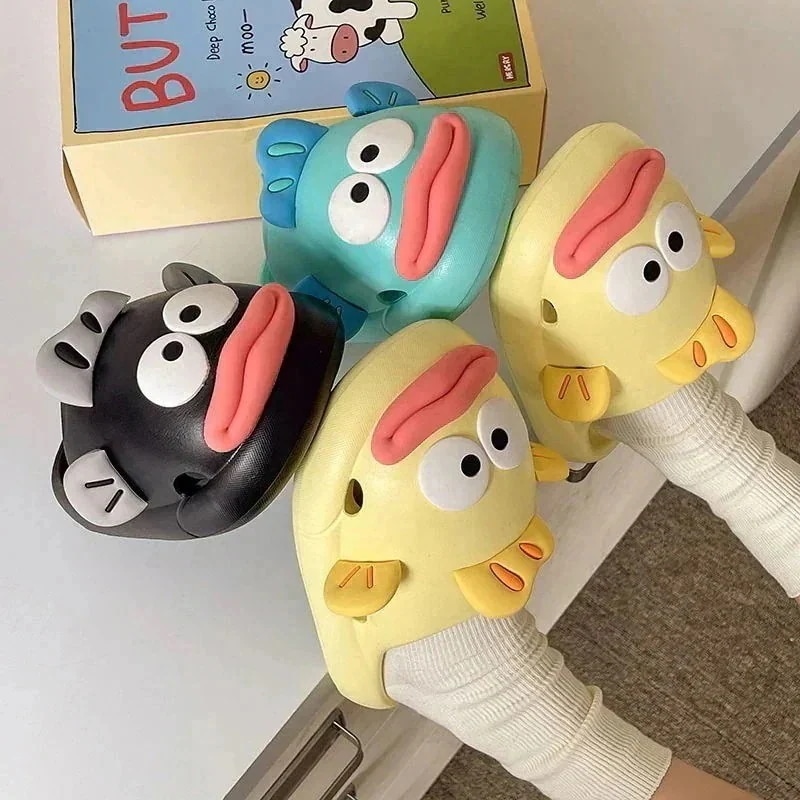 最安値!厚底【3日間送信】キャラクタースリッパぬいぐるみ ハンギョドン リカバリーサンダル ふわふわマシュマロサンリオスリッパ 防臭 滑り止め 足の回復を目的にしたサンダルの事になってお F308