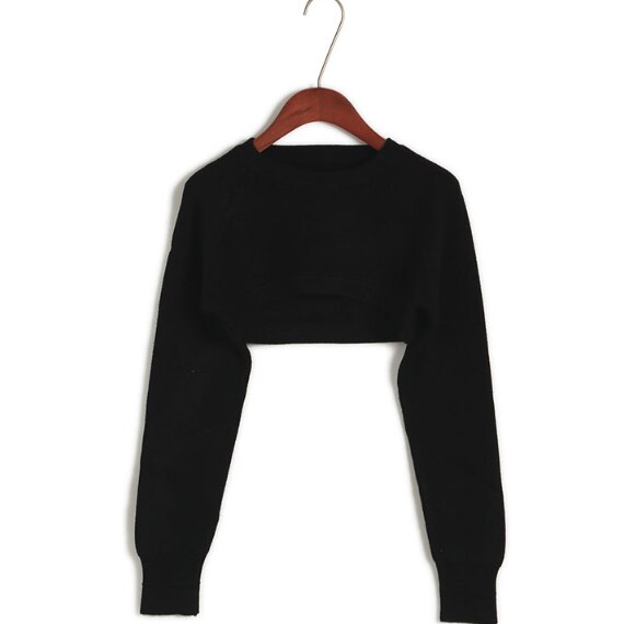 ニットセーター レディース トップス ニット ショート ハイウエスト ショート丈 プルオーバー ラウンドネック ニットセーター シンプル 無地 ブラック グレー ベージュ レッド ホワイト デート デ