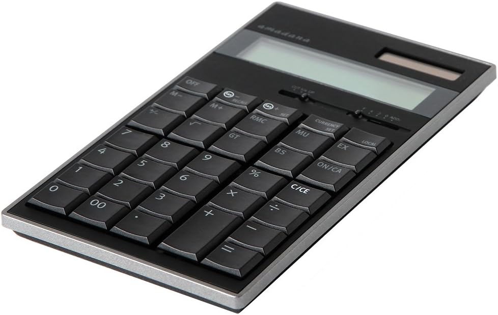 amadana 電子計算機 (ブラック) LC-704-BK