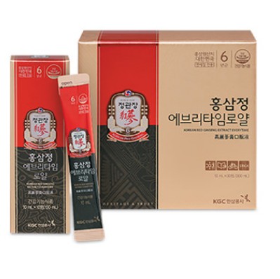 6年紅参精エヴリタイムロイヤル10ml x 30P/免疫力改善/濃縮液 /親プレゼント/人参