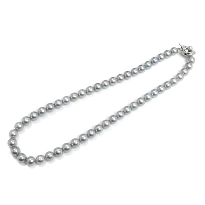 TASAKI タサキ シルバー パール ネックレス パール約8.0-8.2mm 42.6g 43cm レディース 中古