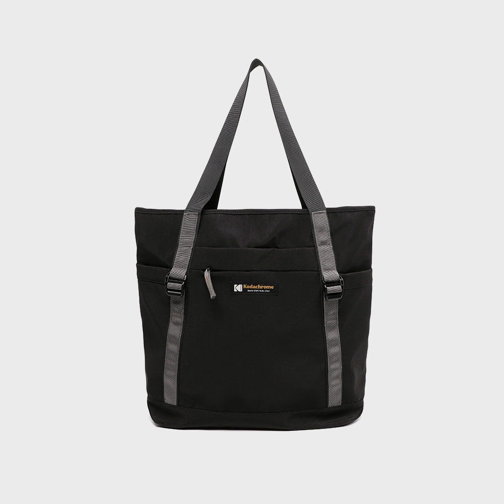 コダックアパレル ラージ ショッパーバッグ BLACK