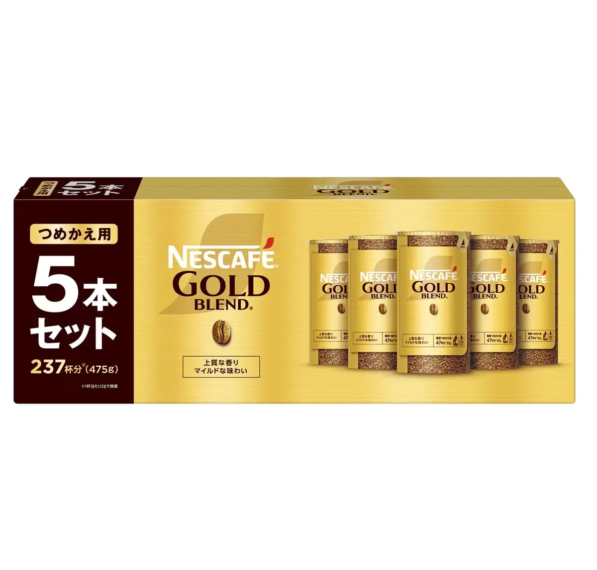 ネスレ ゴールドブレンド エコ&システム ５パック 新品
