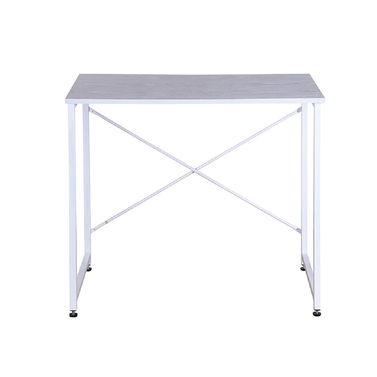 シンプルデスク簡易デスク 木製机ワークデスク White Particle Board