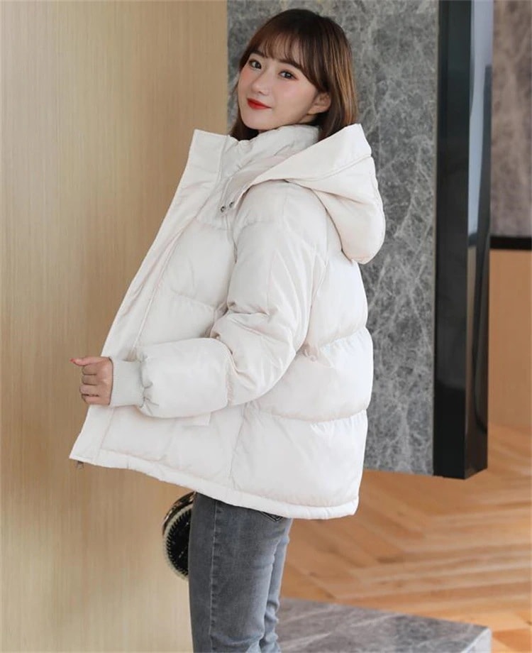 早い者勝ち コート 可愛い ピュアカラー カジュアル 短いスタイル ダウンジャケット