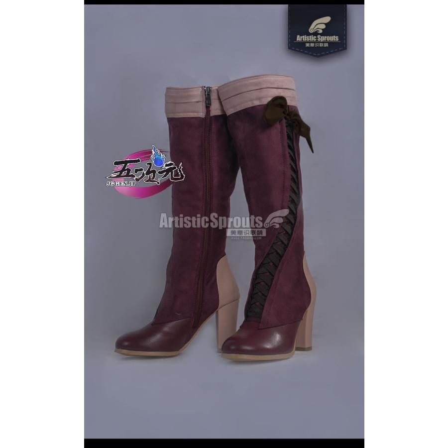 【予約商品】ハロウィン 美萌　ヴァイオレット・エヴァーガーデン　ヴァイオレット　コスプレ　靴　ブーツ