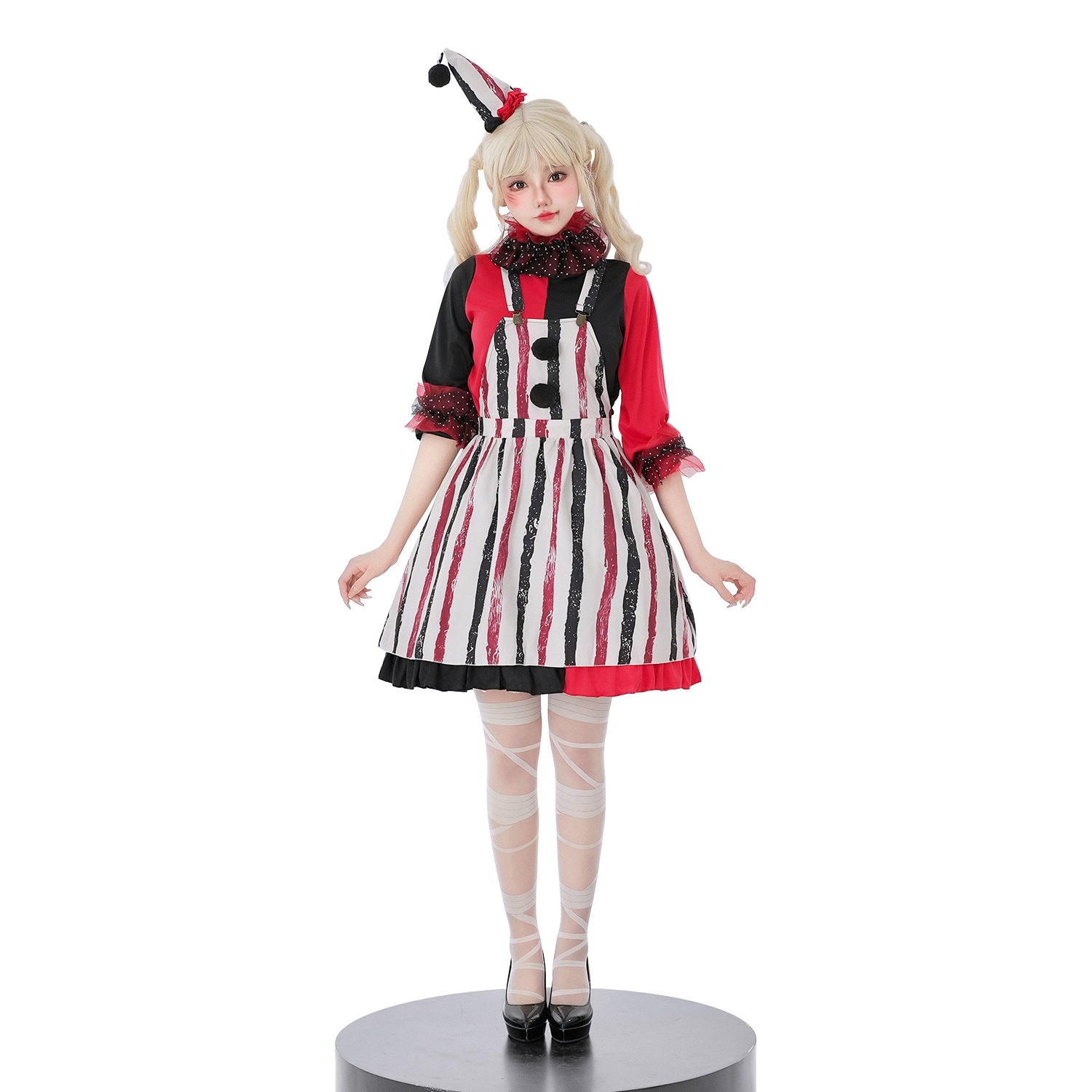 ハロウィンコスチュームサーカスピエロコスチュームカーニバルコスチューム面白いコスチュームステージパフォーマンスコスチューム