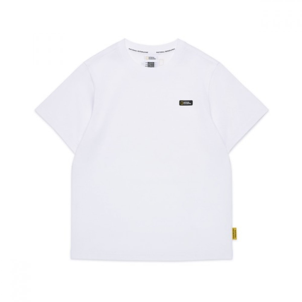 [ナショナルジオグラフィック] K255UTS920スモールロゴショートスリーブTシャツホワイト