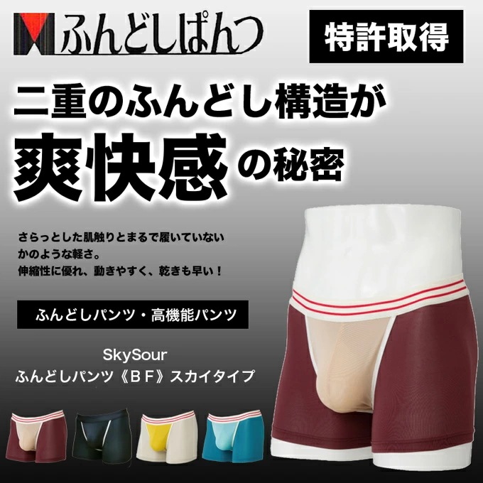 SkySour ふんどしパンツ (BF) スカイタイプ 送料無料 ボクサーパンツ
