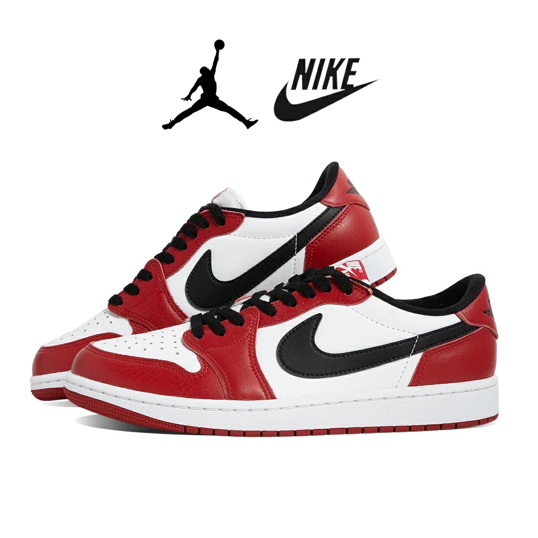 NIKE ナイキ AIR JORDAN 1 RETRO LOW OG エアジョーダン1 レトロ ロー スニーカー CHICAGO ( シカゴ レッド 赤 メンズ 復刻 HQ6998-600 )