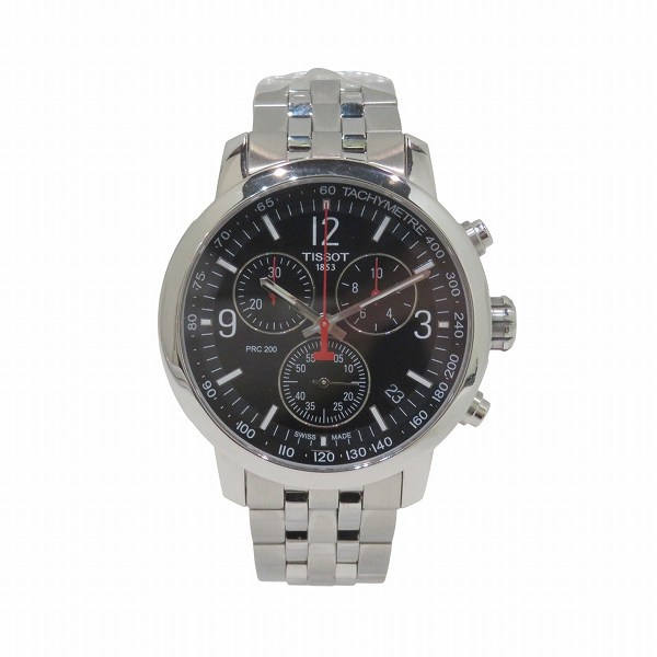 ティソ TT114417A クォーツ PRC200 クロノグラフ 腕時計 メンズ 【中古】