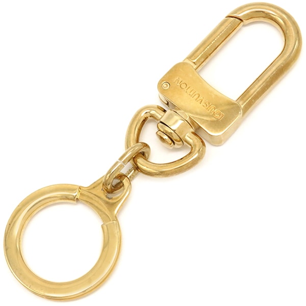 ルイヴィトン LOUIS VUITTON キーホルダー アノクレ キーリング GP ゴールド M62694【中古】