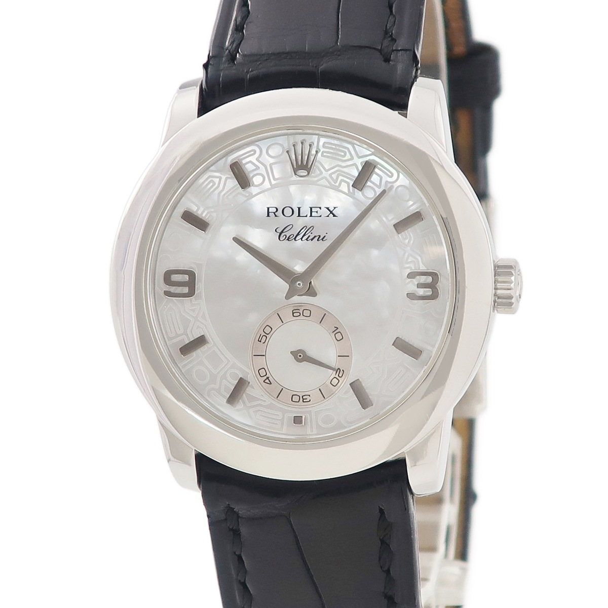 チェリーニ チェリニウム 5240/6 K番 手巻き メンズ K番 Pt950無垢 シェル プラチナ 3年保証