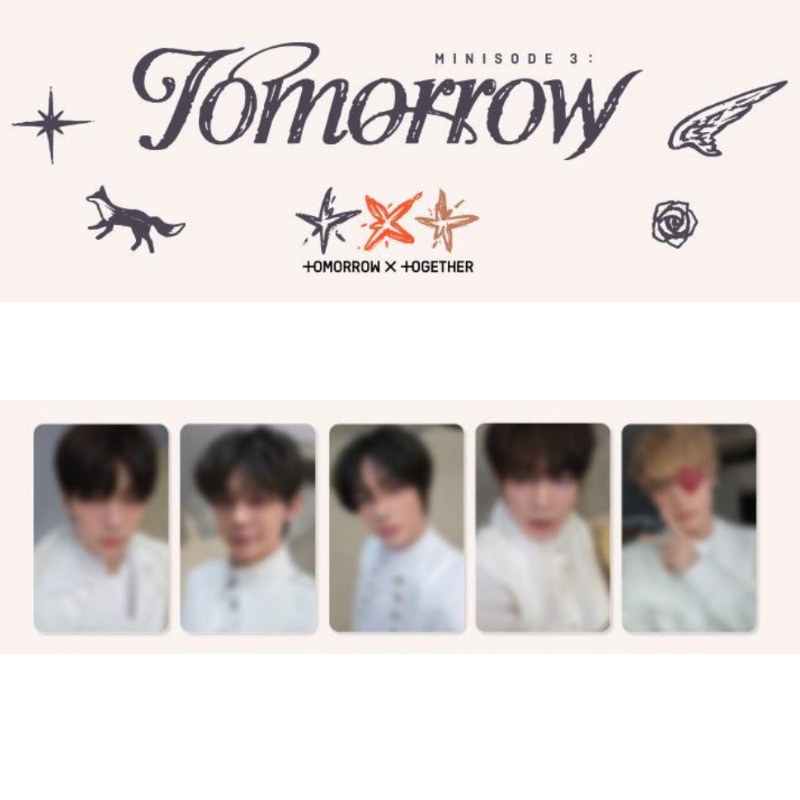 [OLIVEYOUNG PHOTOCARD 5種 SET] TXT - [minisode 3 TOMORROW](NO ALBUM,ONLY PHOTOCARD)