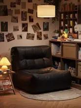 人間工学に基づいたレイジーチェア＆オットマンセット猫に安全なレザー圧力緩和家庭でのリラックスに最適