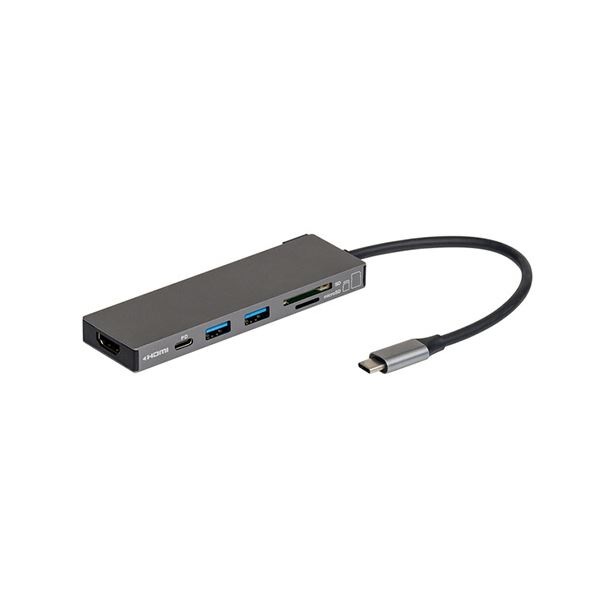 ナカバヤシ PD対応 USBType-Cアルミドッキングステーション STIX（スティックス） グレー 15cm UD-C01SGY 1個 7,411円