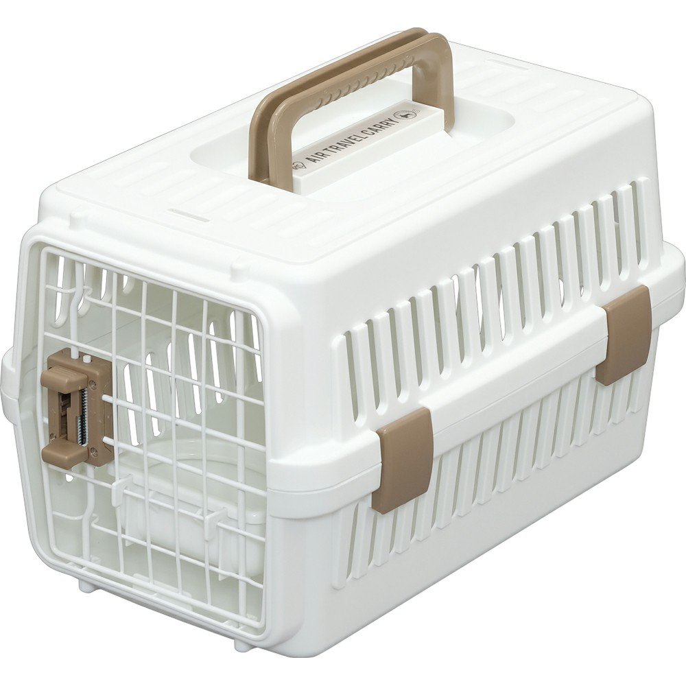 アイリスオーヤマ ペットキャリー 猫 キャリー 超小型犬猫用 ホワイト 幅29×奥行46×高さ28.5cm