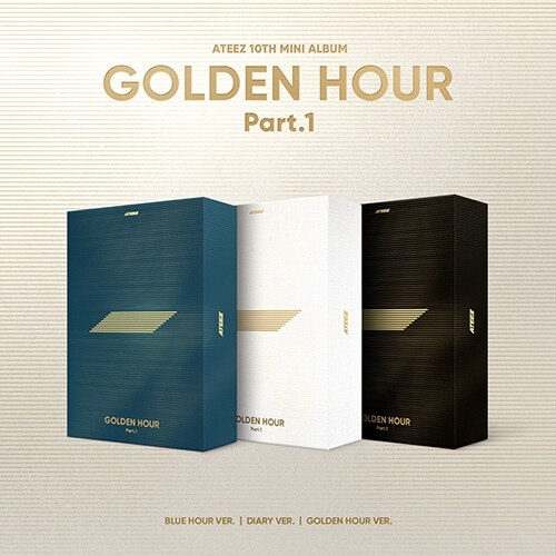 [3種セット] ATEEZ 10TH MINI ALBUM GOLDEN HOUR : Part.1 チャート反映 当店特典