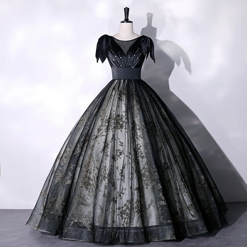 カラードレス 半袖 パーティードレス 編み上げタイプ 前撮りドレス イブニングドレス 撮影 披露宴 結婚式 演奏会用ドレス ロングドレス ステージドレス 二次会 フォーマルドレス 卒業式 女子会 成人