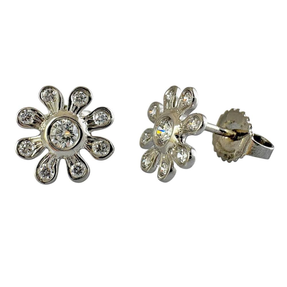 ティファニー ピアス Pt950プラチナ ダイヤモンド TIFFANY&Co. 中古 美品