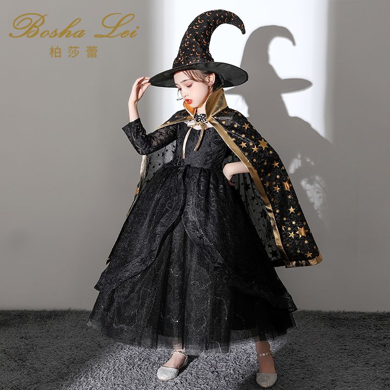 本日の限定商品 ハロウィン 子供 ハロウィン コスプレキッズ 子供 用コスプレ ハロウィン コスプレ コスプレ ハロウィーンの子供の衣装 プリンセスドレス ポンチョ マント ホラー ヴァンパイア コ 5,632円